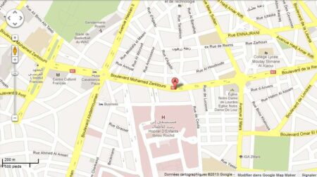 Map of Casablanca