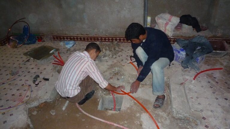 Harry and the villa – the end Moroccan plumbers and electricians